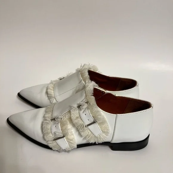 Acne Masca Double Monkstrap Fringe Oxfords Flats & Loafers